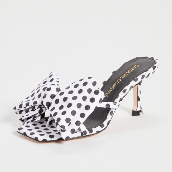 Caroline Constas Polka Dot Sandals, size 37.5 - Picture 2 of 6